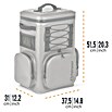 Petromax Kühlrucksack mit Akku & Iso-Flasche (17 l, Grau, L x B x H: 37,5 x 31 x 51,5 cm) | BAUHAUS