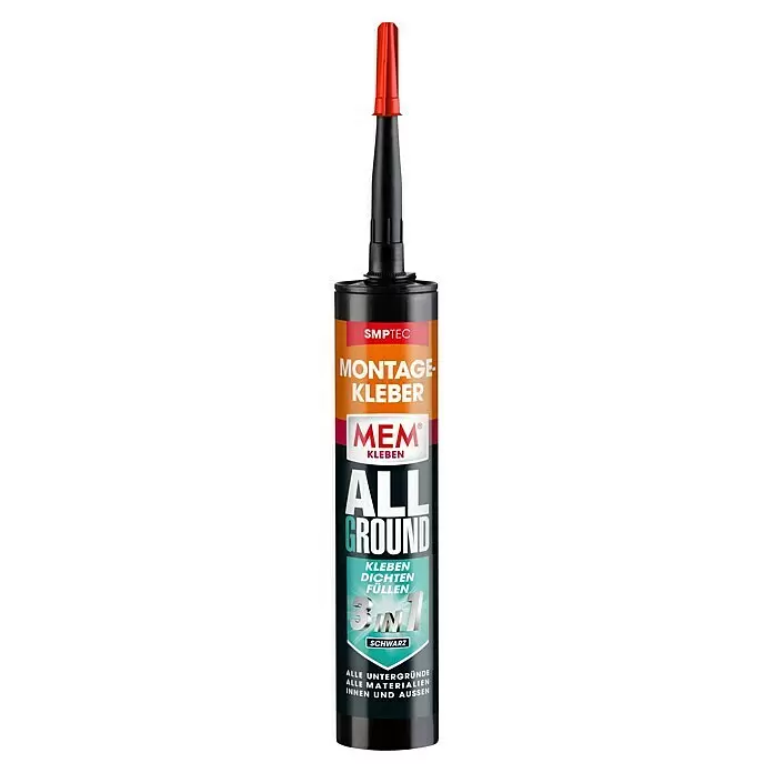 MEM Montagekleber ALLGRUND 3in1Schwarz, 430 g
