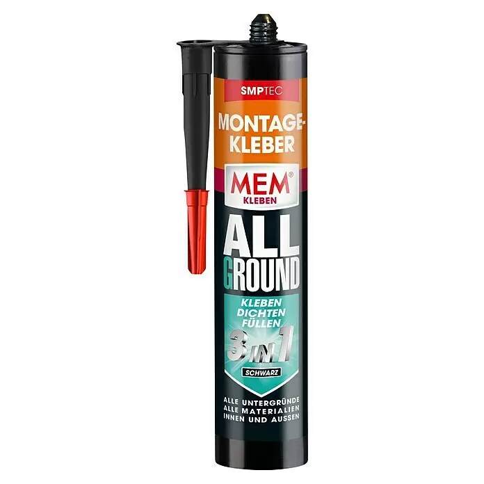 MEM Montagekleber ALLGRUND 3in1Schwarz, 430 g