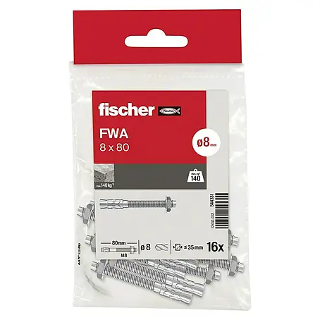 Fischer  Perno de anclaje para cargas pesadas FWA