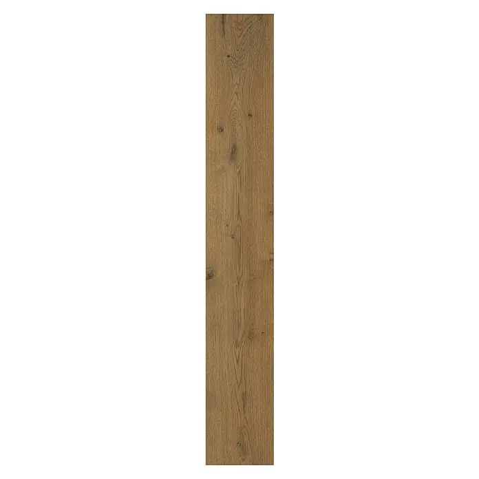 Living by Haro Laminatmuster Sonderedition Eiche Lombardia290 x 193 x 7 mm, Landhausdiele - Attraktives Foto eines einzelnen, länglichen Holzfußbodens, der durch seine natürliche Maserung und warme Farbgebung besticht.