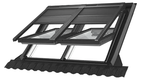 Velux Hitzeschutz-Markise Solar SSS - Passend fr Fenstertyp: GGU, GGL,  GPU, GPL, GHU, GHL, Passend fr Fenstergre: UK08, U08 online kaufen bei  BAUHAUS