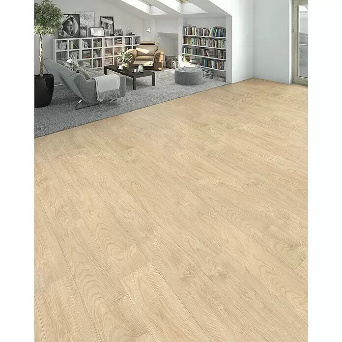Living by Haro Laminat NKL32 - Kastanie Granby, Landhausdiele, 1.282 x 193 x 7 mm - Stimmungsaufnahme
