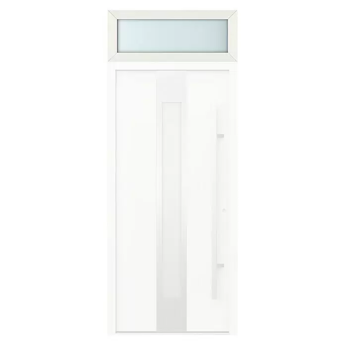 Gerda Oberlicht Thermo Prime - 100 x 40 cm, Weiß, Sandgestrahlt - Vorderansicht
