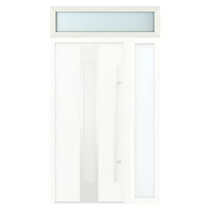 Gerda Oberlicht Thermo Prime - 140 x 40 cm, Weiß, Sandgestrahlt - Vorderansicht