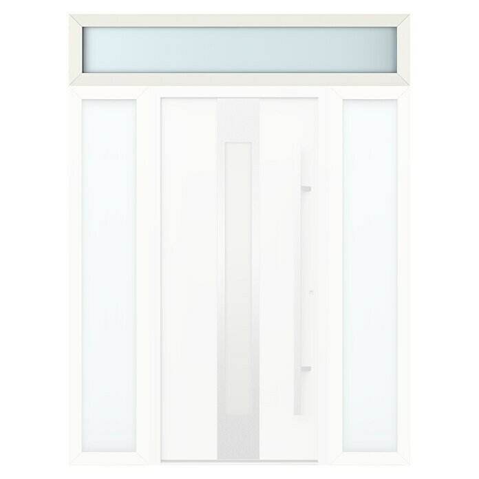 Gerda Oberlicht Thermo Prime (190 x 40 cm, Weiß, Sandgestrahlt)