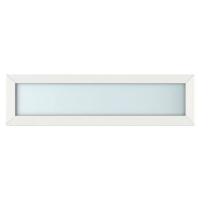 Gerda Oberlicht Thermo Prime - 150 x 40 cm, Weiß, Sandgestrahlt - Vorderansicht