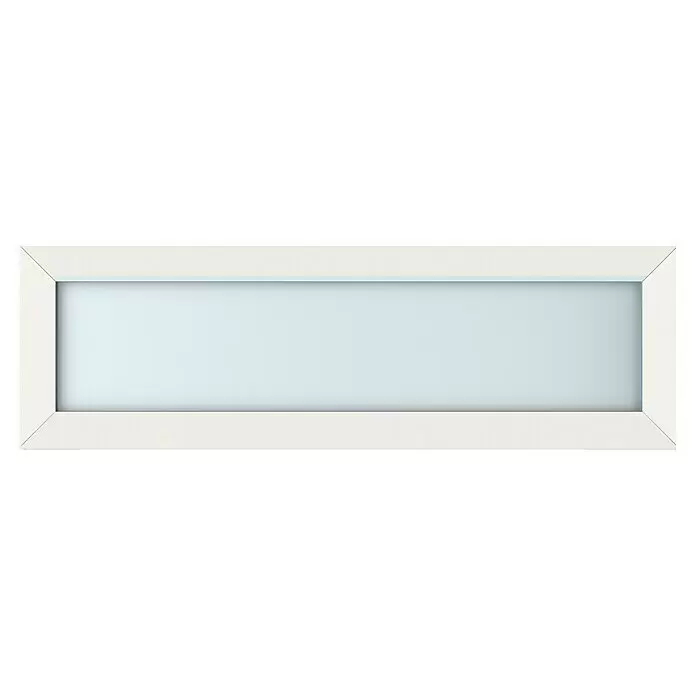 Gerda Oberlicht Thermo Prime - 130 x 40 cm, Weiß, Sandgestrahlt - Vorderansicht
