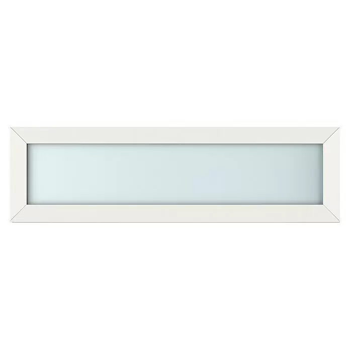 Gerda Oberlicht Thermo Prime - 140 x 40 cm, Weiß, Sandgestrahlt - Vorderansicht