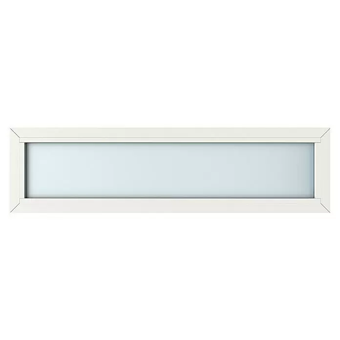 Gerda Oberlicht Thermo Prime - 150 x 40 cm, Weiß, Sandgestrahlt - Vorderansicht