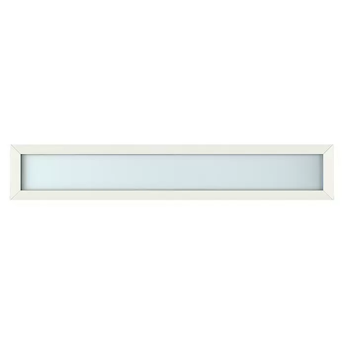 Gerda Oberlicht Thermo Prime - 230 x 40 cm, Weiß, Sandgestrahlt - Vorderansicht