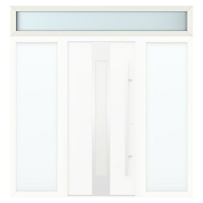 Gerda Oberlicht Thermo Prime (240 x 40 cm, Weiß, Sandgestrahlt)