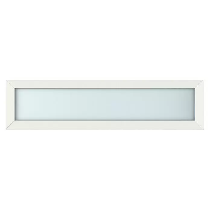 Gerda Oberlicht Thermo Prime - 160 x 40 cm, Weiß, Sandgestrahlt - Vorderansicht