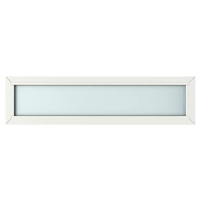 Gerda Oberlicht Thermo Prime - 160 x 40 cm, Weiß, Sandgestrahlt - Vorderansicht