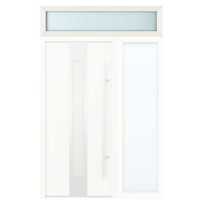 Gerda Oberlicht Thermo Prime (160 x 40 cm, Weiß, Sandgestrahlt)