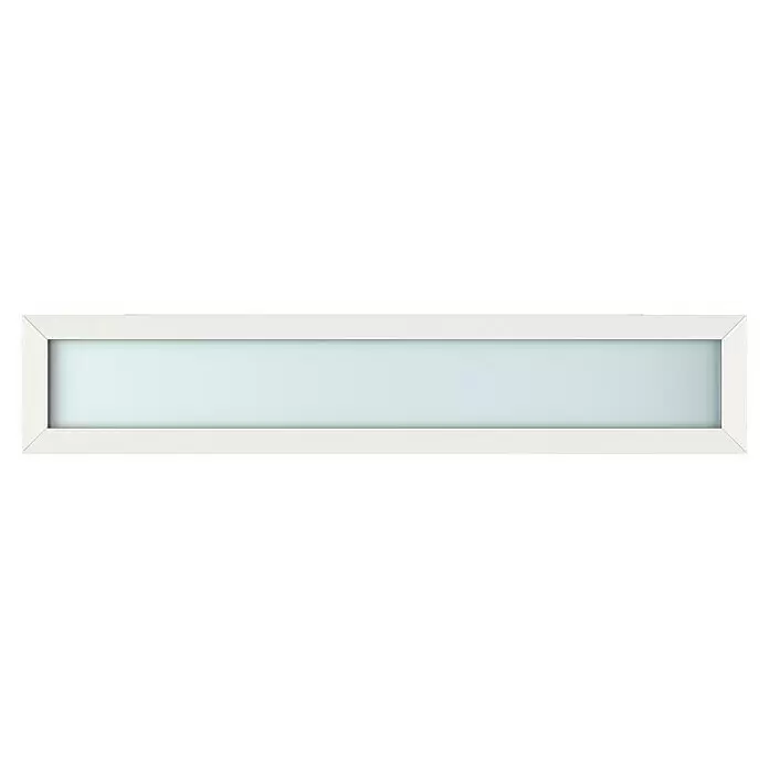 Gerda Oberlicht Thermo Prime - 210 x 40 cm, Weiß, Sandgestrahlt - Vorderansicht