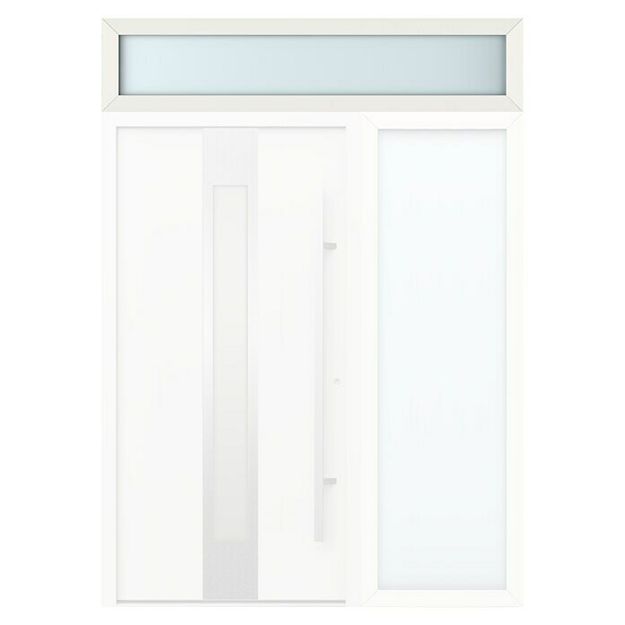 Gerda Oberlicht Thermo Prime (180 x 40 cm, Weiß, Sandgestrahlt)
