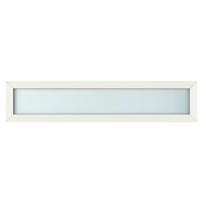 Gerda Oberlicht Thermo Prime - 190 x 40 cm, Weiß, Sandgestrahlt - Vorderansicht