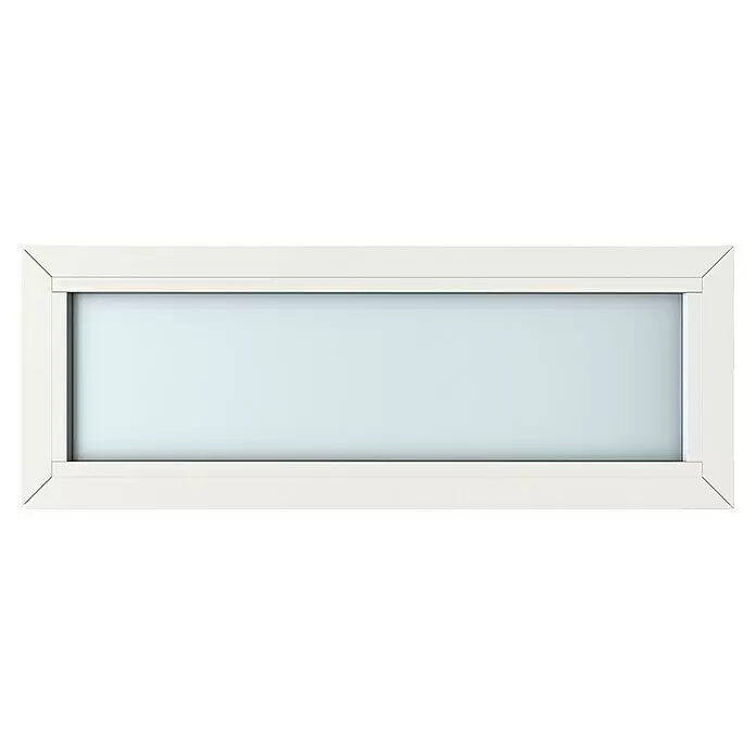 Gerda Oberlicht Thermo Prime - 110 x 40 cm, Weiß, Sandgestrahlt - Vorderansicht