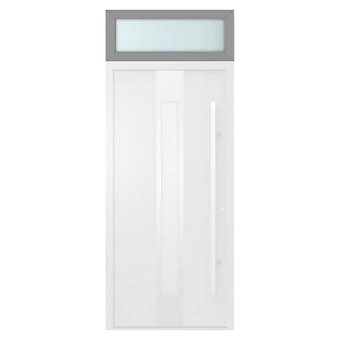 Gerda Oberlicht Thermo Prime - 100 x 40 cm, Grau, Sandgestrahlt - Vorderansicht