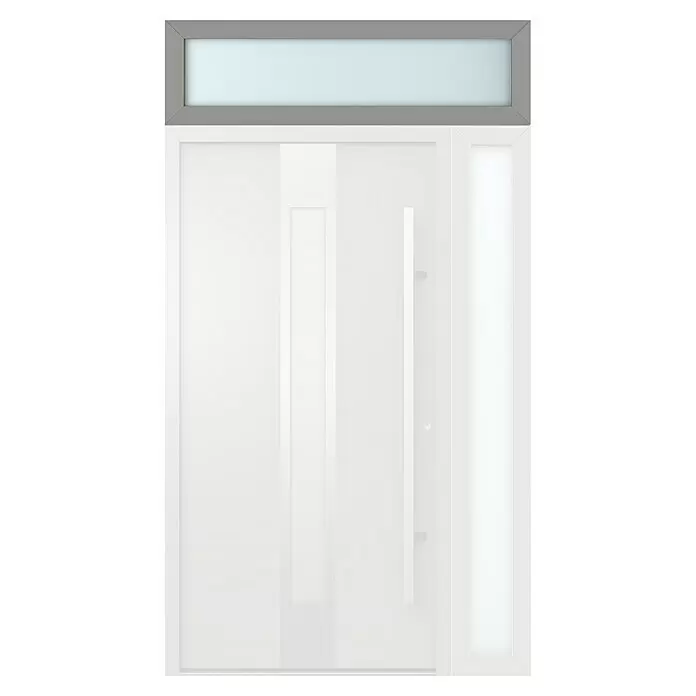 Gerda Oberlicht Thermo Prime - 140 x 40 cm, Grau, Sandgestrahlt - Vorderansicht