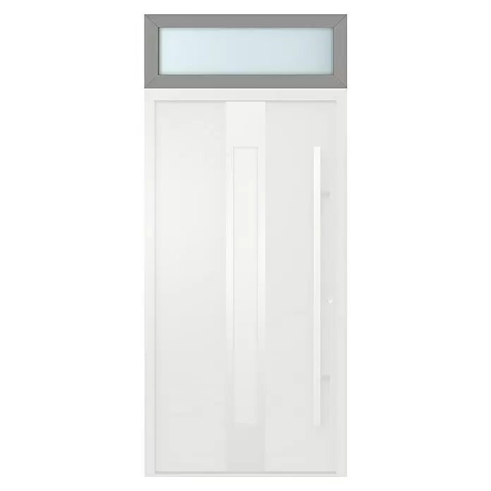 Gerda Oberlicht Thermo Prime - 110 x 40 cm, Grau, Sandgestrahlt - Vorderansicht