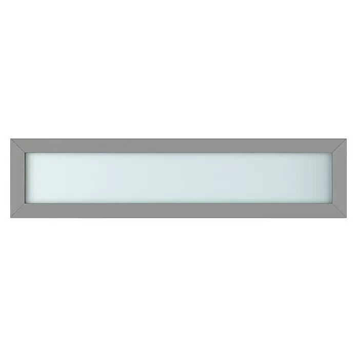Gerda Oberlicht Thermo Prime - 170 x 40 cm, Grau, Sandgestrahlt - Vorderansicht