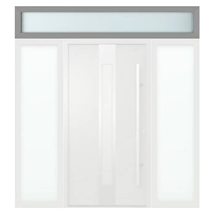 Gerda Oberlicht Thermo Prime230 x 40 cm, Grau, Sandgestrahlt