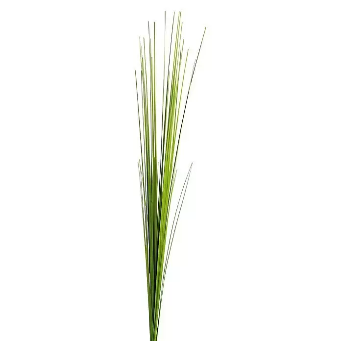 Kunstpflanze - Höhe: 85 cm, Kunststoff - Bündel schlanker, grüner Kunstgrashalme.