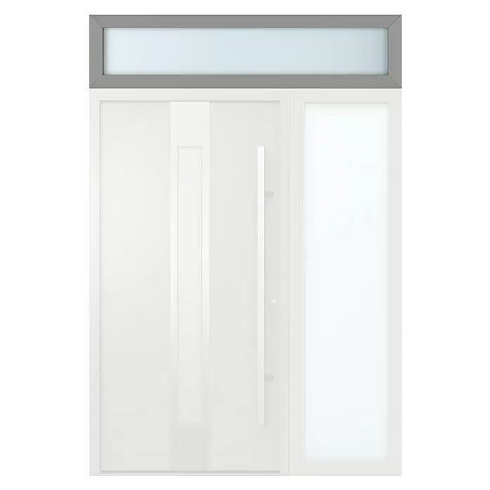 Gerda Oberlicht Thermo Prime - 170 x 40 cm, Grau, Sandgestrahlt - Vorderansicht
