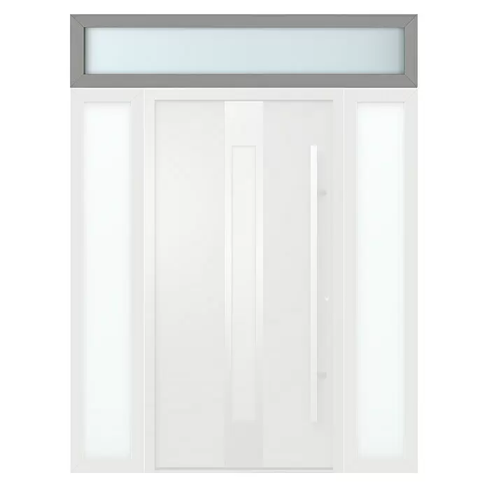 Gerda Oberlicht Thermo Prime - 190 x 40 cm, Grau, Sandgestrahlt - Vorderansicht