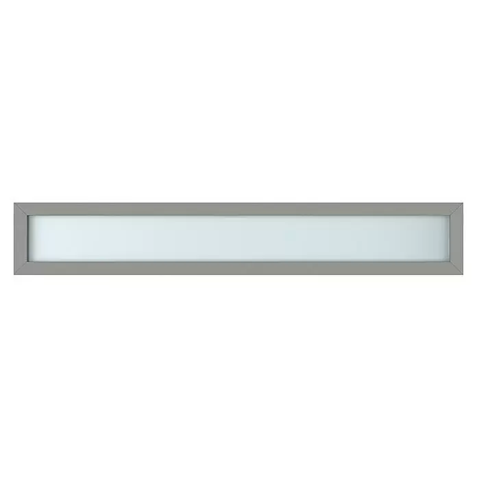 Gerda Oberlicht Thermo Prime250 x 40 cm, Grau, Sandgestrahlt