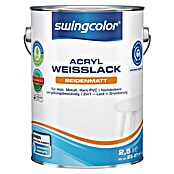 swingcolor Weißlack Acryl (Weiß, 2,5 l, Seidenmatt)