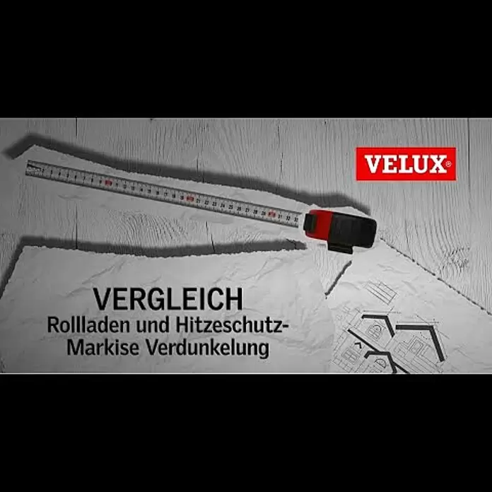 Velux Hitzeschutz-Markise Solar SSS - Passend für Fenstertyp: GGU, GGL, GPU, GPL, GHU, GHL, Passend für Fenstergröße: PK06, P06 - Rollladen oder Hitzeschutz-Markise Verdunkelung❓ | VELUX