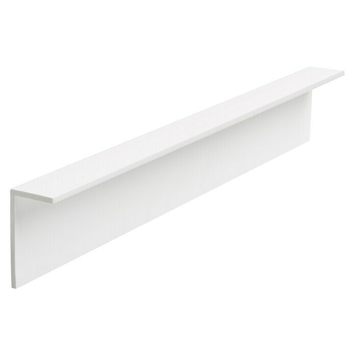 Nobily Fensterleiste PVC-Flachleiste, 60mm ohne  Lippe,selbstklebend,Zierleisten zur Montage, selbstklebend, Kunststoff,  Farbe: Weiß