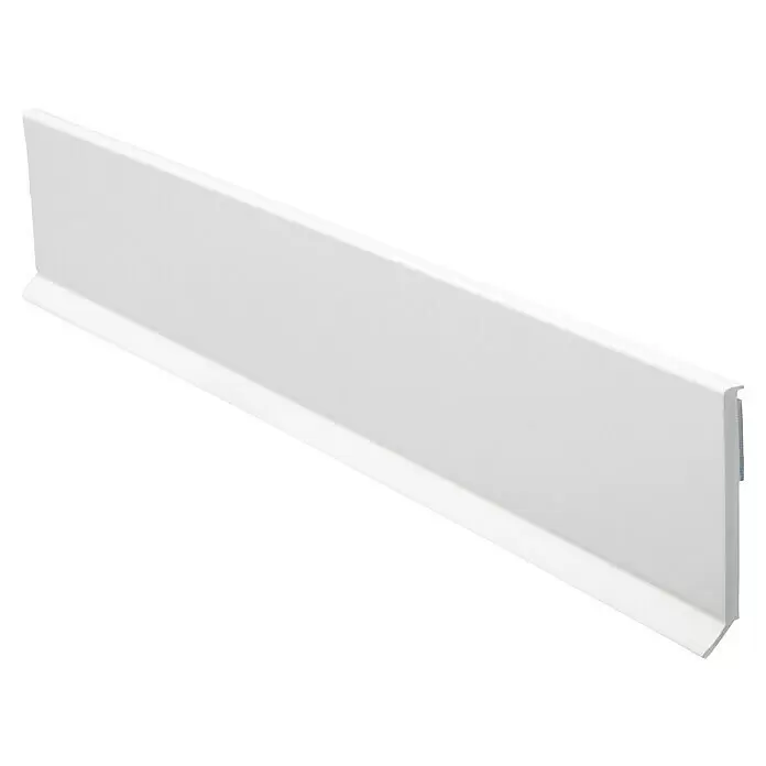 Primo Flachleiste mit Dichtlippe2,17 m x 2,5 mm x 40 mm, Weiß