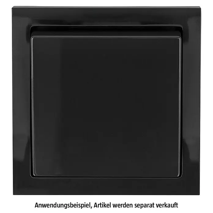 Busch-Jaeger Future Linear Universalwippe 1786-81 - Anthrazit, Kunststoff - Schwarzer quadratischer Deckel für eine unauffällige Abdeckung und einfachen Zugang zu Installationen.