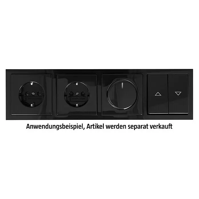 Busch-Jaeger Future Linear Abdeckrahmen 1724-181K - Anthrazit, 4-fach, Kunststoff - Informationsansicht