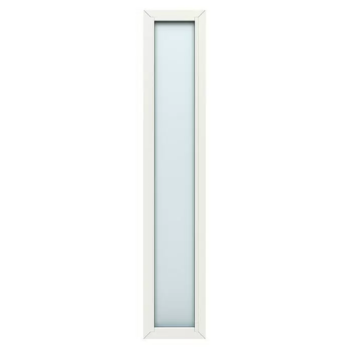 Gerda Seitenteil Thermo Prime - 40 x 210 cm, Weiß, Sandgestrahlt - Vorderansicht