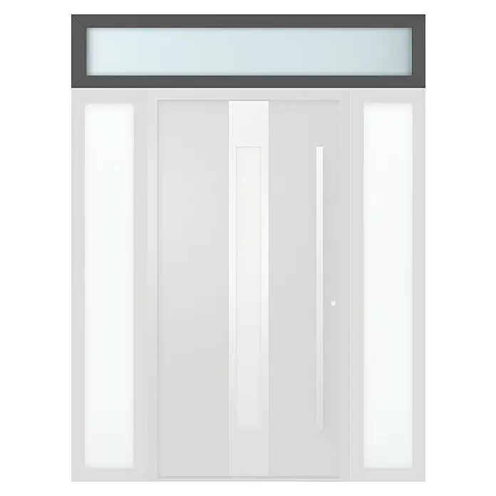 Gerda Oberlicht Thermo Prime - 190 x 40 cm, Anthrazitgrau, Sandgestrahlt - Vorderansicht