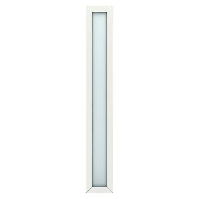 Gerda Seitenteil Thermo Prime - 30 x 210 cm, Weiß, Sandgestrahlt - Vorderansicht