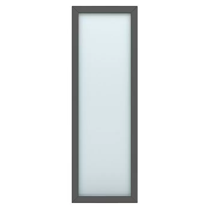 Gerda Seitenteil Thermo Prime - 70 x 210 cm, Anthrazitgrau, Sandgestrahlt - Vorderansicht