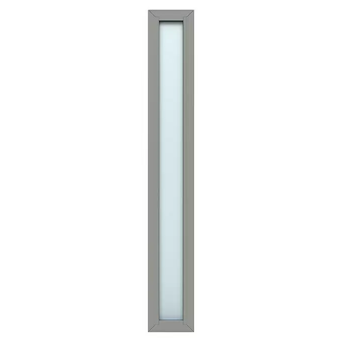 Gerda Seitenteil Thermo Prime - 30 x 210 cm, Grau, Sandgestrahlt - Vorderansicht