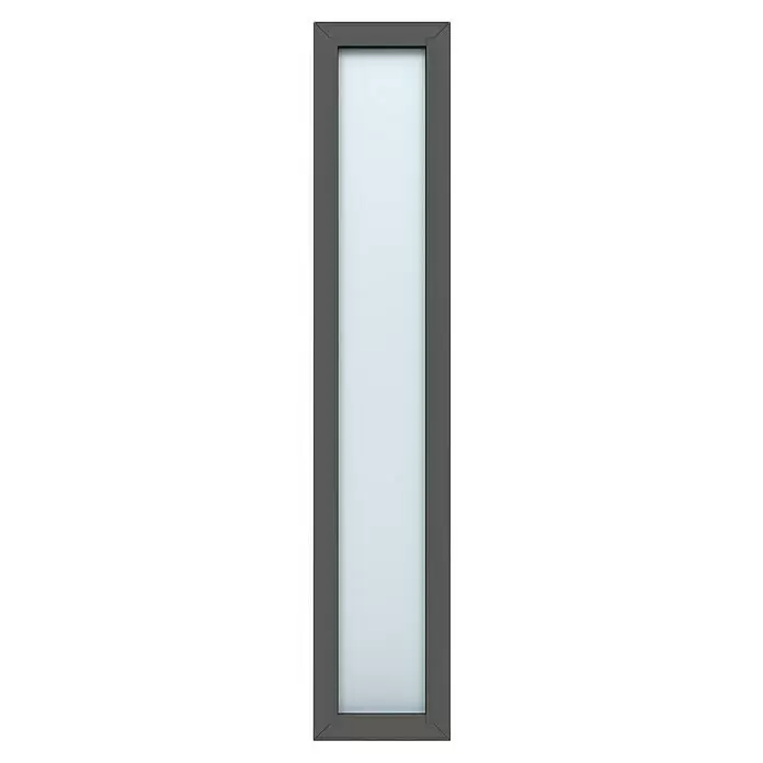 Gerda Seitenteil Thermo Prime40 x 210 cm, Anthrazitgrau, Sandgestrahlt