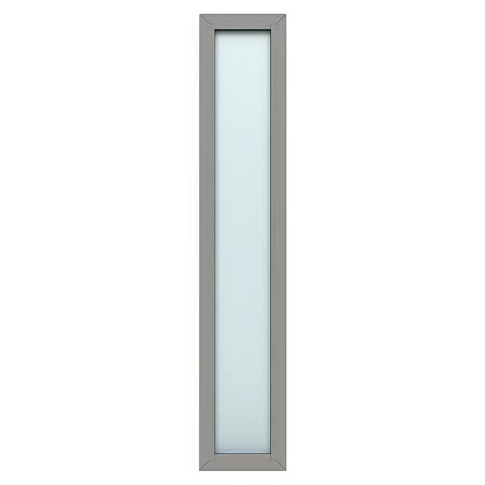 Gerda Seitenteil Thermo Prime - 40 x 210 cm, Grau, Sandgestrahlt - Vorderansicht
