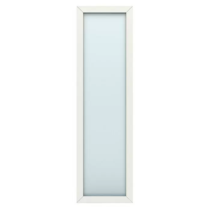 Gerda Seitenteil Thermo Prime - 60 x 210 cm, Weiß, Sandgestrahlt - Vorderansicht