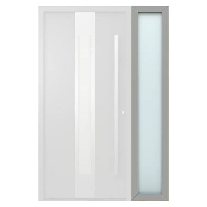 Gerda Seitenteil Thermo Prime40 x 210 cm, Grau, Sandgestrahlt