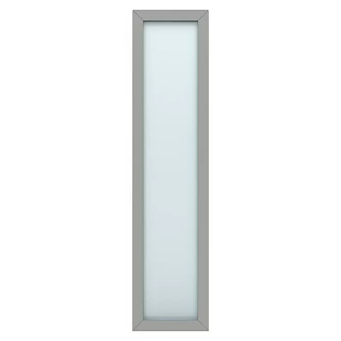 Gerda Seitenteil Thermo Prime50 x 210 cm, Grau, Sandgestrahlt