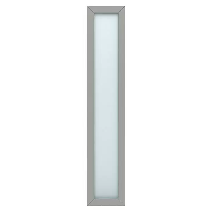 Gerda Seitenteil Thermo Prime40 x 210 cm, Grau, Sandgestrahlt
