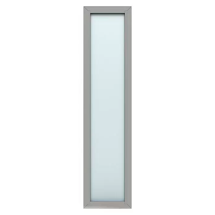 Gerda Seitenteil Thermo Prime50 x 210 cm, Grau, Sandgestrahlt